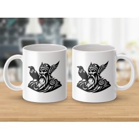 Viking hollóval bögre