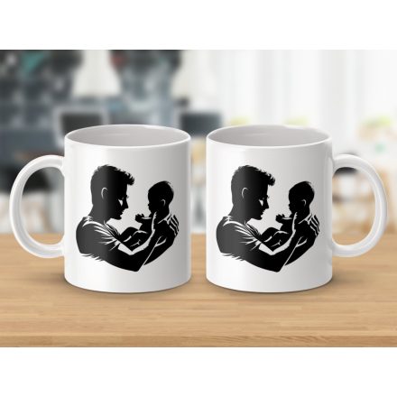 Apukás bababejelentő bögre