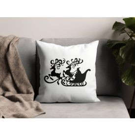 Mikulás a szánon párnahuzat