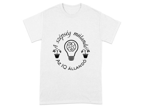 Szépség múlandó humoros szublimációs póló