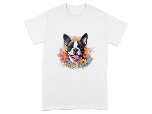 Boston terrier szublimációs póló