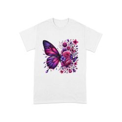 Pillangó virággal szublimációs póló Pillangó virággal szublimációs póló