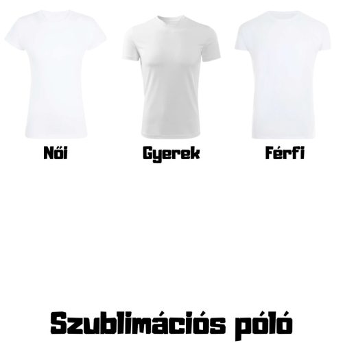 Saját fényképes szublimációs póló