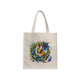 Sárkányos karácsonyi szublimációs vászontáska