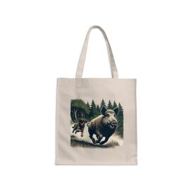 Vadászkutyás szublimációs vászontáska