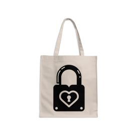Szív lakat vászontáska
